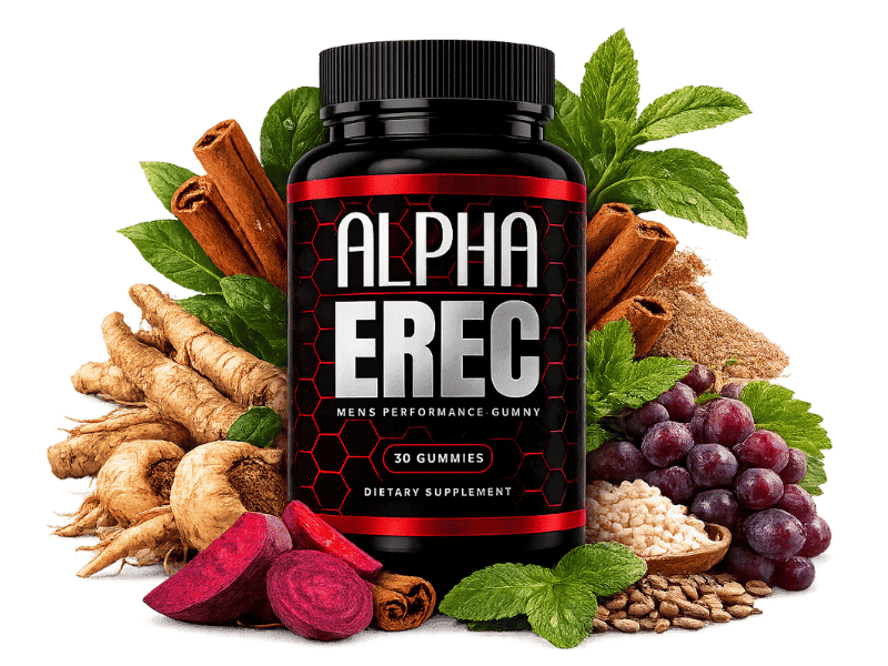 Alpha Erec product presentation shown by the seller or promotional source